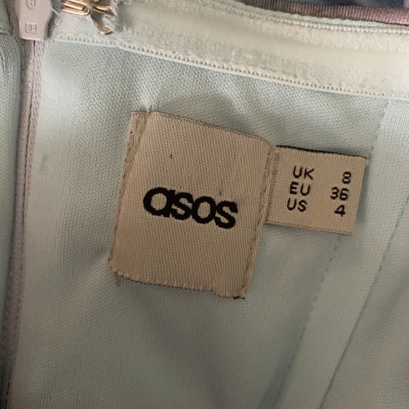 ASOS Salon Scuba Floral Crop Top Maxi Dress - Picture 4 of 5